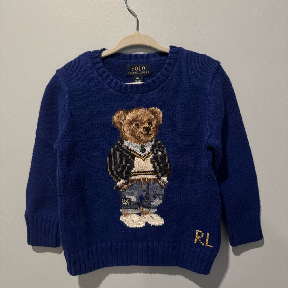 Ralph Lauren Boys 2T Classic Bear Sweater